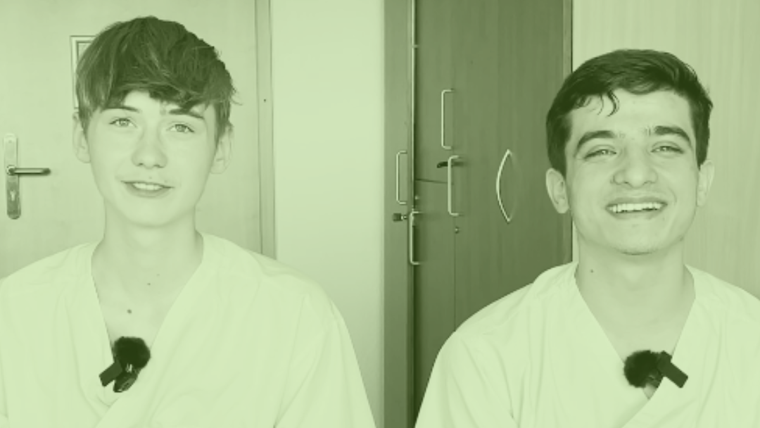 Linimed Azubis Richard und Manu