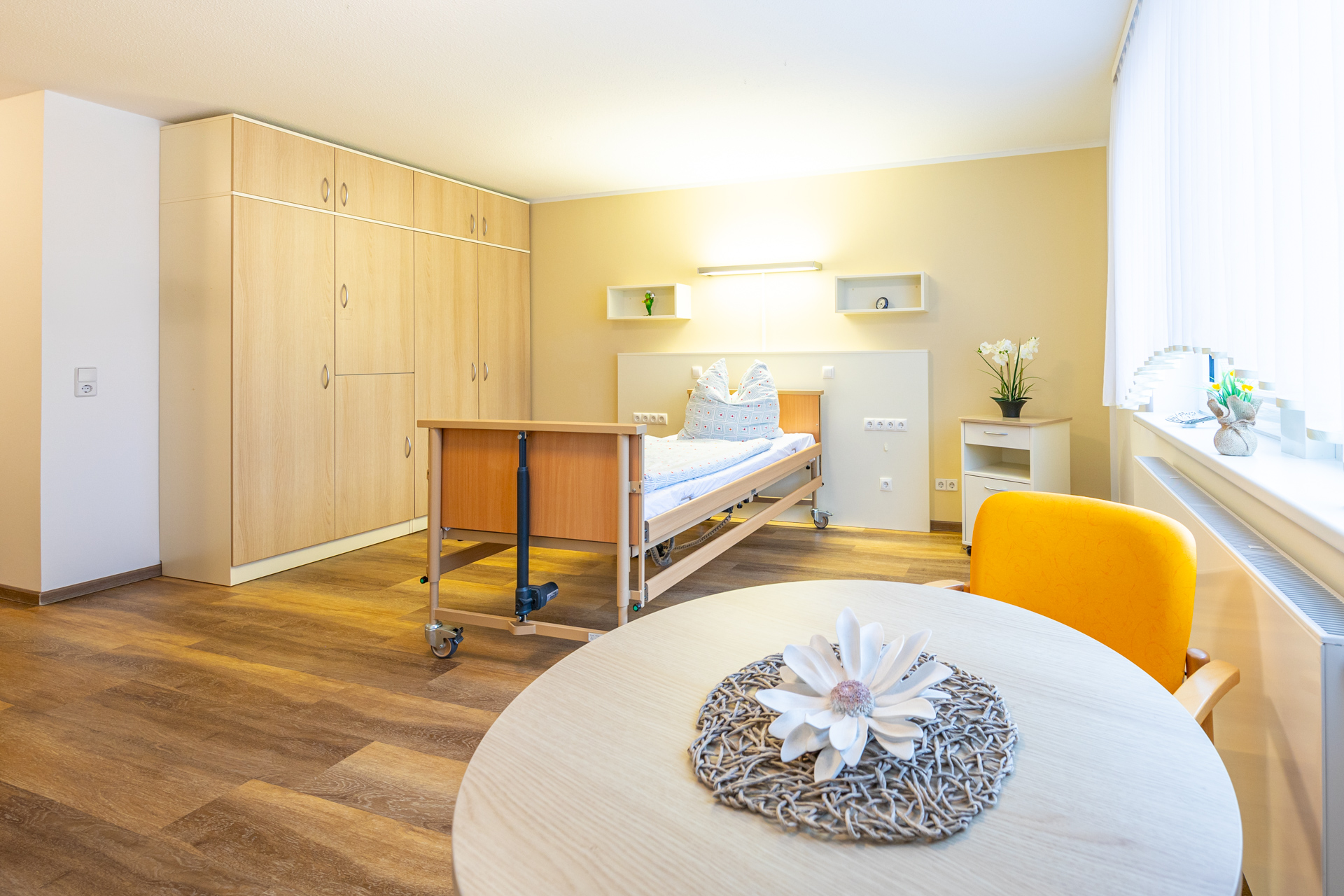 Bewohnerzimmer in der Intensivpflege WG in Nordhausen/Thüringen